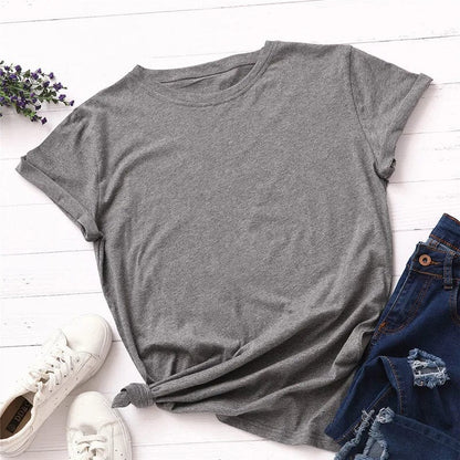 coloradoroommates Dark Grey / XL Solid Cotton Basic T-shirt